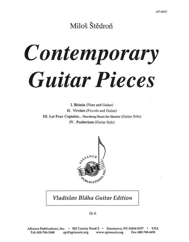 Contemporary Guitar Pieces